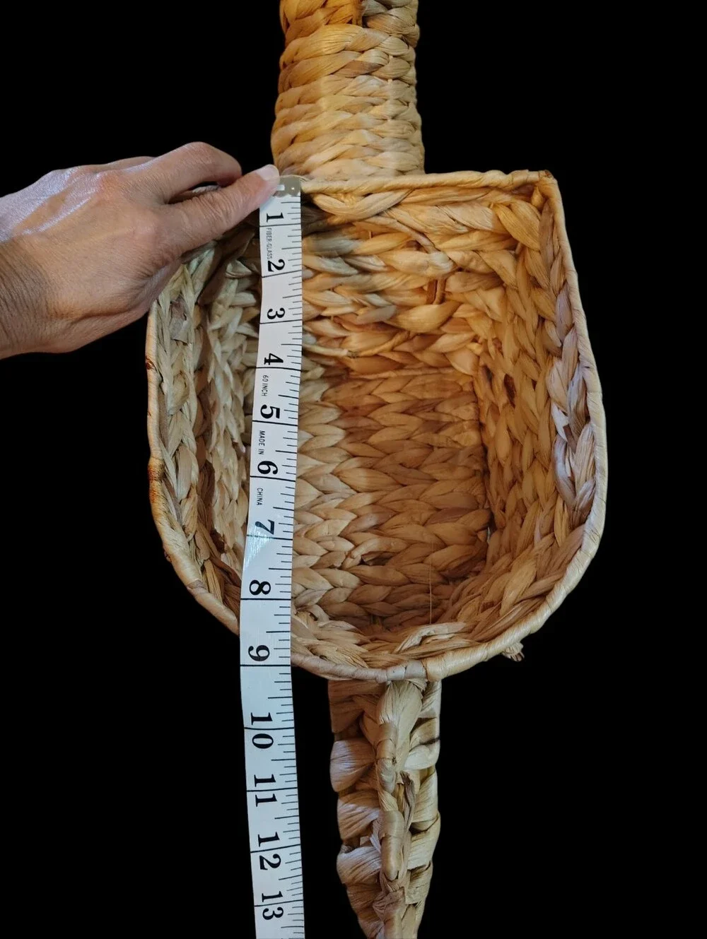 Dinosaur Rattan Wicker Plant Fruit Storage Decorative Planter